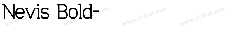 Nevis Bold字体转换